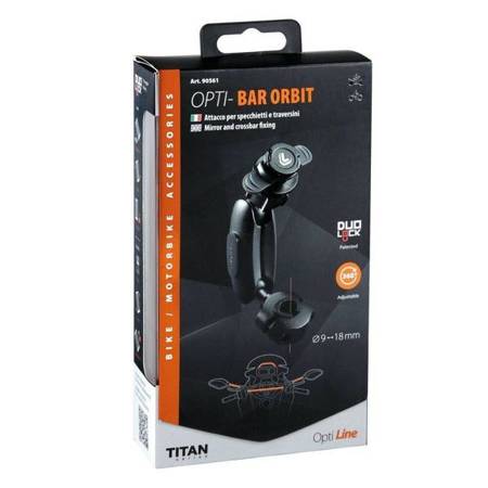 90561 Titan Opti Bar Orbit, mocowanie do lusterka i poprzeczki
