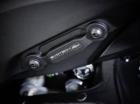 EP Kawasaki ZX-10R SE Performance Footrest Blanking Plate Kit (2019-2020) (PRN008749-06) - EVOTECH PERFORMANCE