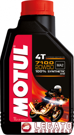 Olej MOTUL 7100 20W50 4T 4L - 100% Synthesis (104104)