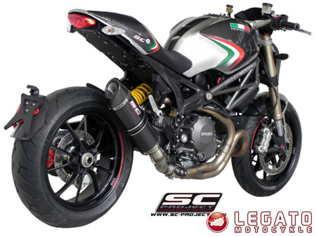 Tłumik końcowy SC Project OVAL Titanium Ducati Monster 1100 EVO