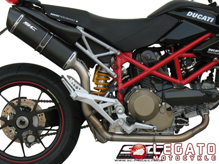 Układ wydechowy 2-1 SC Project OVAL Titanium Ducati Hypermotard 1100 / S