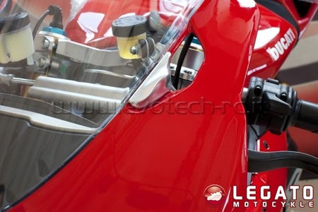 Zaślepki lusterek EVOTECH RC Ducati tytanowe
