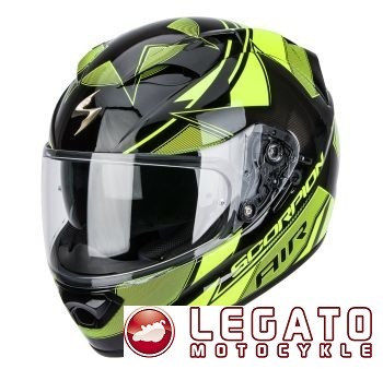 Kask motocyklowy z lusterkiem wstecznym