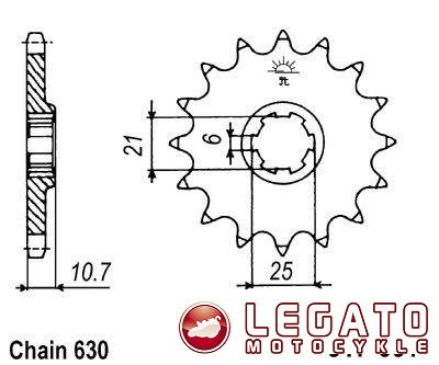 ZĘBATKA NAPĘDOWA JT PRZÓD