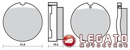 KLOCKI HAMULCOWE SBS 501 DCC