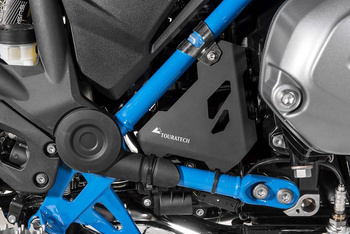 Protection for starter, black, for BMW R1250GS/ R1250GS Adventure/ R1200GS (LC) / R1200GS Adventure (LC)