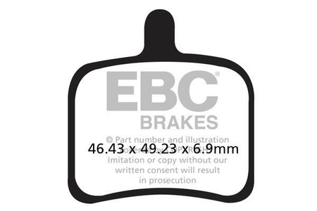 EBC Klocki hamulcowe FA460HH wzmacniane (kpl. na 1 tarcze)