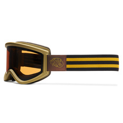 GOGLE BROGER MONTANA GREEN MATT/ORANGE/SILVER