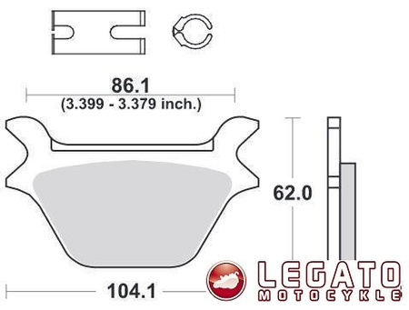 KLOCKI HAMULCOWE SBS 669 H.CT
