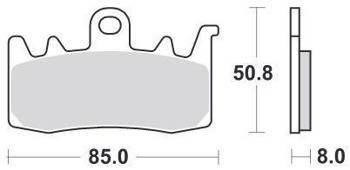 KLOCKI HAMULCOWE SBS 900 HS