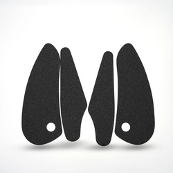 TANKPAD ANTYPOŚLIZGOWY 4 CZĘŚCI BLACK YAMAHA YZF-R1 (07-08)