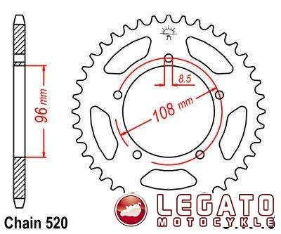 ZĘBATKA NAPĘDOWA JT TYŁ