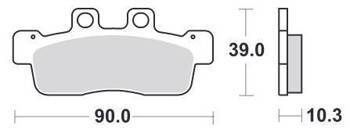 KLOCKI HAMULCOWE SBS 207 CT