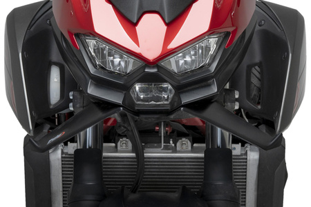 Przedni spoiler dociskowy do Kawasaki Z500 / SE 24-25 (Naked) Czarny mat (J) 22190J