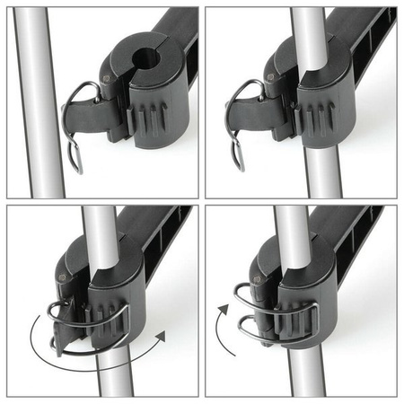 LAMPA UCHWYT NA TELEFON MONTOWANY NA KIEROWNICY DO SKUTERA