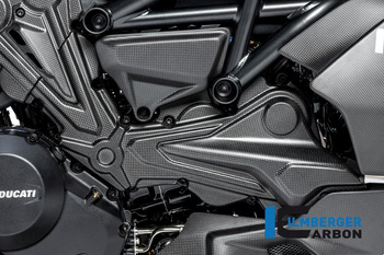 Osłona paska rozrządu poziomego cylindra – matowa DUCATI Diavel 1260 (od 2019) ILMBERGER ZAH.111.DI19M.K