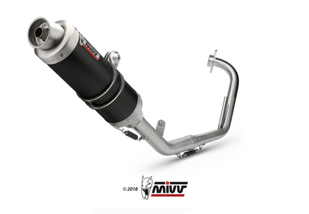 Mivv Układ wydechowy GP BLACK stal nierdzewna YAMAHA YZF R125 2008-2013