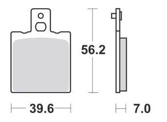 KLOCKI HAMULCOWE SBS 138 CT