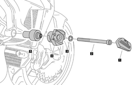 CRASH PADY MV AGUSTA BRUTALE/DRAGSTER 800/TOURISMO