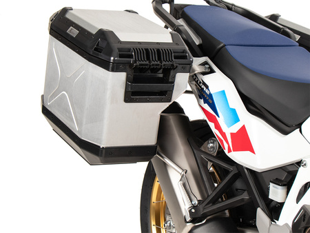 Sidecarrier Cutout stainless steel incl. Xplorer sideboxes silver for Honda Honda CRF 1100L Africa Twin Adventure Sports (2024-)