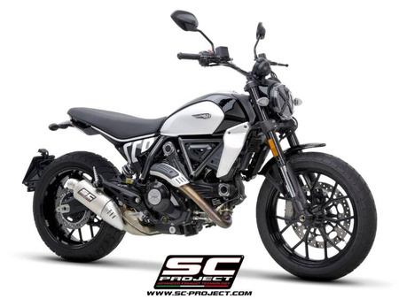 SC-Project tłumik końcowy Rally-S tytan Ducati Scrambler 800 (2023-2024)