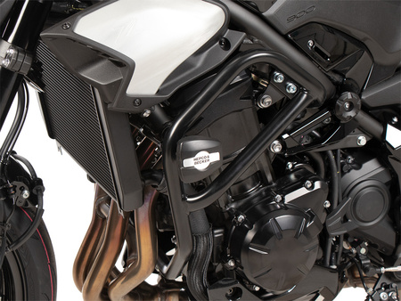 Engine protection bar black incl. protection pads for Kawasaki Z 900 / SE (2025-)