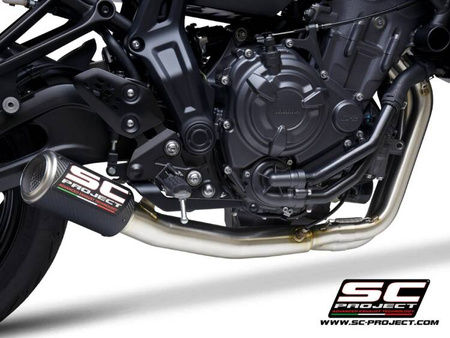 SC-Project układ wydechowy CR-T carbon Yamaha MT-07 (2021 – 2024)
