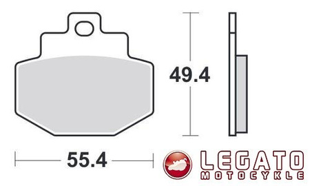 KLOCKI HAMULCOWE SBS 166 MS