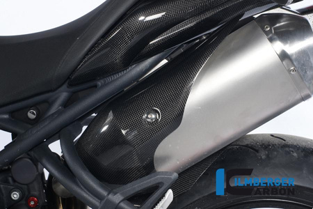 Ochrona wydechu lewa carbon do motocykla Triumph Speed Triple 2011-obecnie Einzelstcke Triumph ILMBERGER AHL.005.TRSPT.K