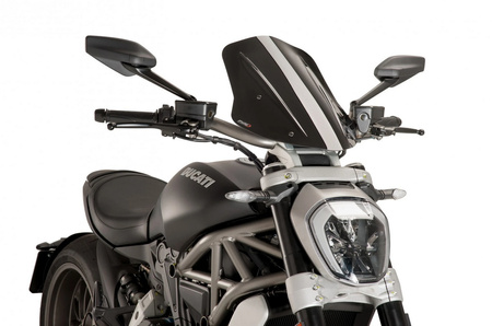 Owiewka PUIG do Ducati X-Diavel 16-18 (Touring) Czarny (N) 8922N