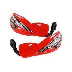 ZETA Handbary IMPACT X3 szalki/listki osłony dłoni czerwone komplet MX ENDURO
