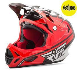 Kask rowerowy FLY WERX (Mips) RIVAL kolor biały/czarny/czerwony