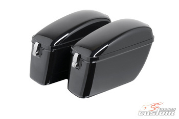 Kufry boczne Customaccess Silver (para) Czarny (N) ARS006N