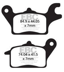 EBC Klocki hamulcowe FA691HH wzmacniane (kpl. na 1 tarcze)