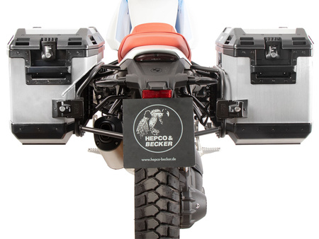 Sidecarrier Cutout incl. Xplorer sideboxes silver for BMW R 12 G/S (2025-)