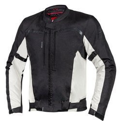 Motocyklowa Kurtka Tekstylna Ozone Delta IV Black/Light Grey