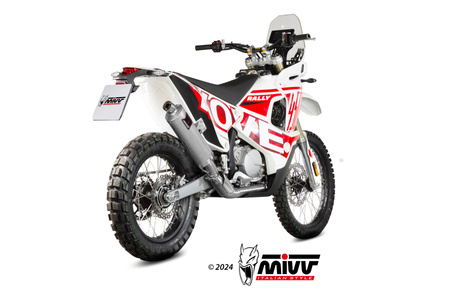 Mivv Tłumik końcowy DAKAR stal nierdzewna KOVE 450 RALLY 2023-2025