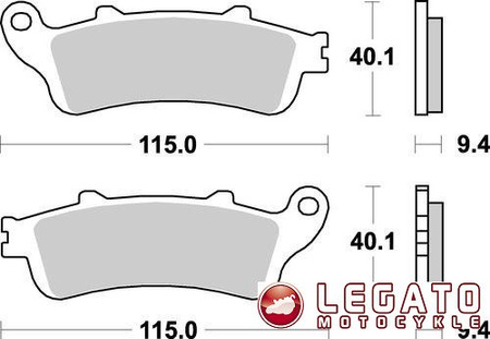 KLOCKI HAMULCOWE SBS 722 LS