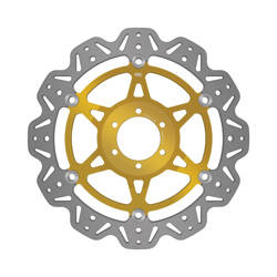EBC Tarcza hamulcowa motocyklowa VR621GLD VEE, złota