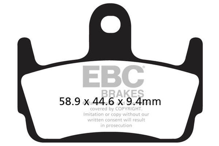 EBC Klocki hamulcowe SFA234 skuterowe (kpl. na 1 tarcze)