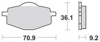 KLOCKI HAMULCOWE SBS 575 LS