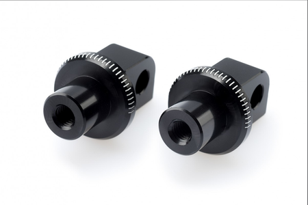 Mocowanie sportowych podnóżków PUIG 6353 (tył) Czarny (N) 6353N