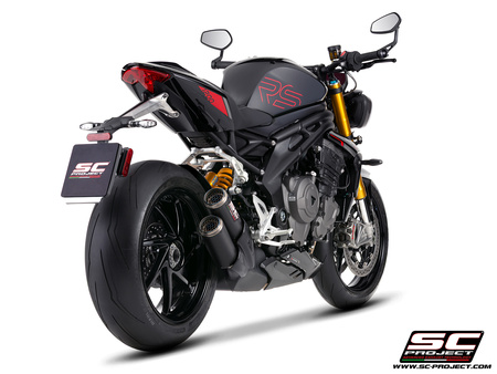 SC-Project tłumik końcowy Twin CR-T carbon Triumph SPEED TRIPLE 1200 RS 2025+ Euro5+