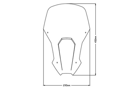 Szyba sportowa PUIG do Honda CRF1100L Africa Twin Adv. Sports 20-22 Czarny (N) 3820N