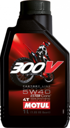MOTUL Olej silnikowy 300V OFF ROAD 5W40 4L
- 100% Synthesis (104135)