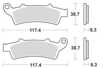 KLOCKI HAMULCOWE SBS 159 MS