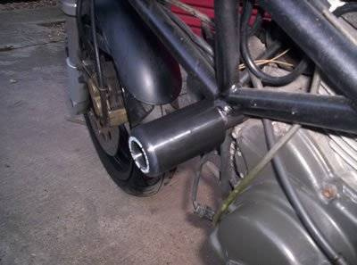 CRASHPADY CLASSIC RG RACING DUCATI MONSTER 97-00 BLACK