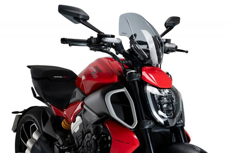 Owiewka PUIG do Ducati Diavel V4 2024-2025 (Touring) Lekko przyciemniany (H) 21713H