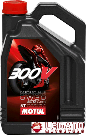 MOTUL Olej silnikowy 300V 5W30 4T FL 4L

- 100% Synthesis (104111)