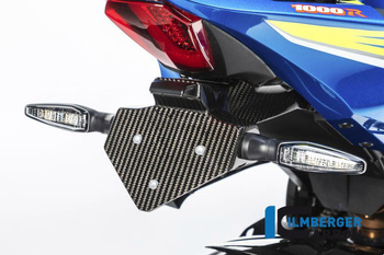 Uchwyt tablicy rejestracyjnej do motocykla Suzuki GSX-R 1000 / R od 2017 - ILMBERGER NHO.010.GXR16.K